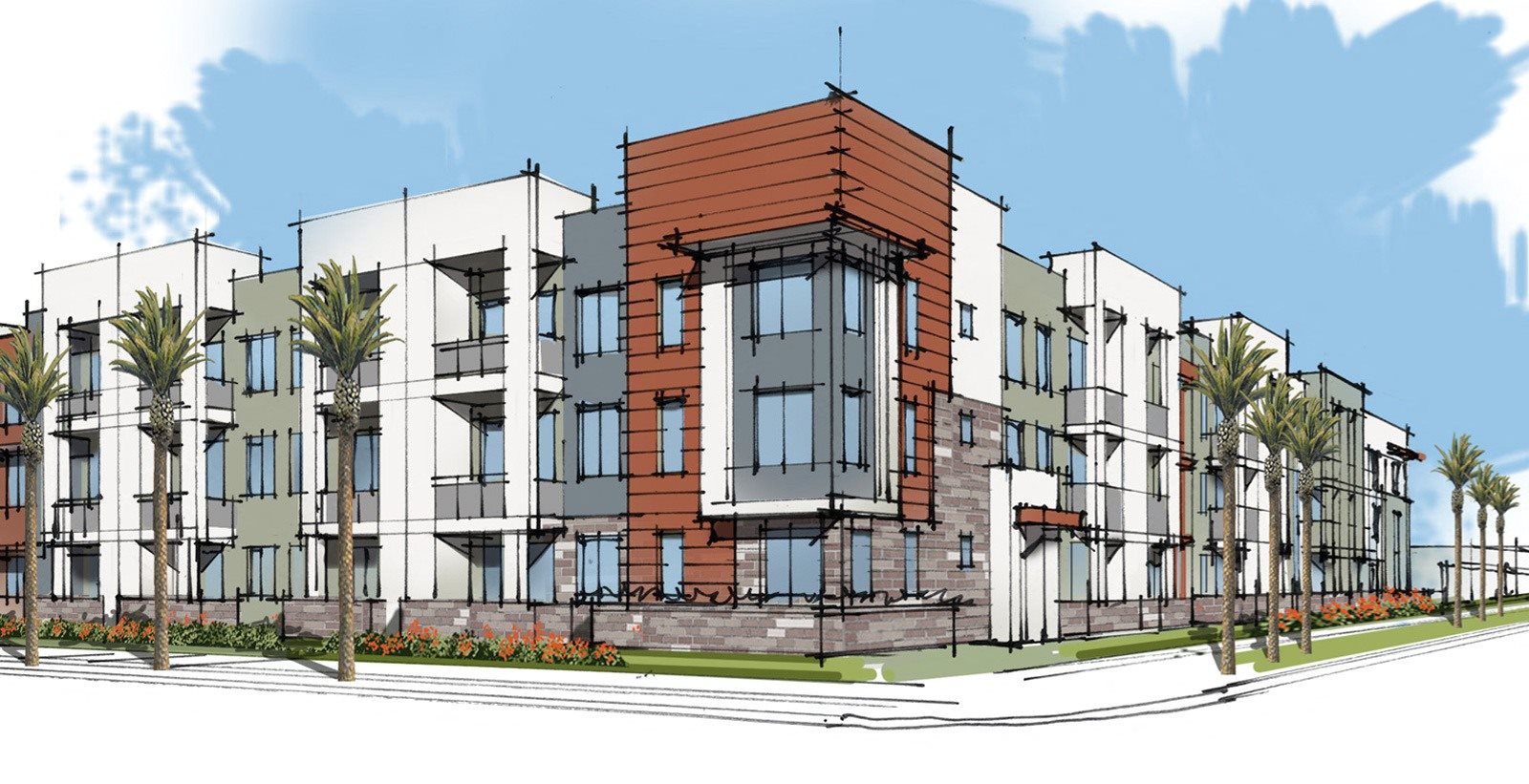 Solstice of Mesa_Exterior Rendering